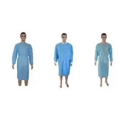 Breathable Disposable Medical Gowns , Microporous Disposable Isolation Gowns