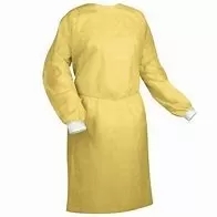 No Hooded Disposable Non Woven Isolation Gown With Various Colors CE Standard