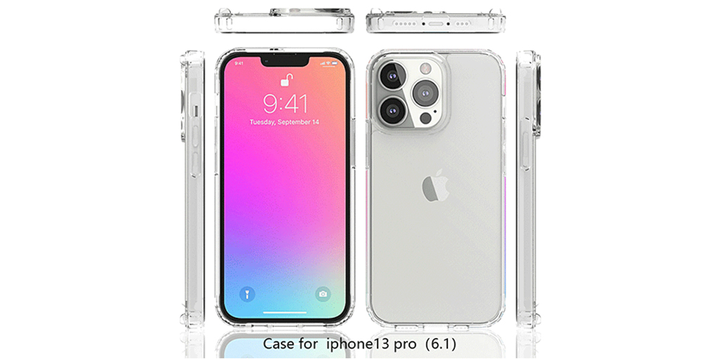 Transparent Electroplated Cell Phone Case, Resistant To Fall And Super Sensitive