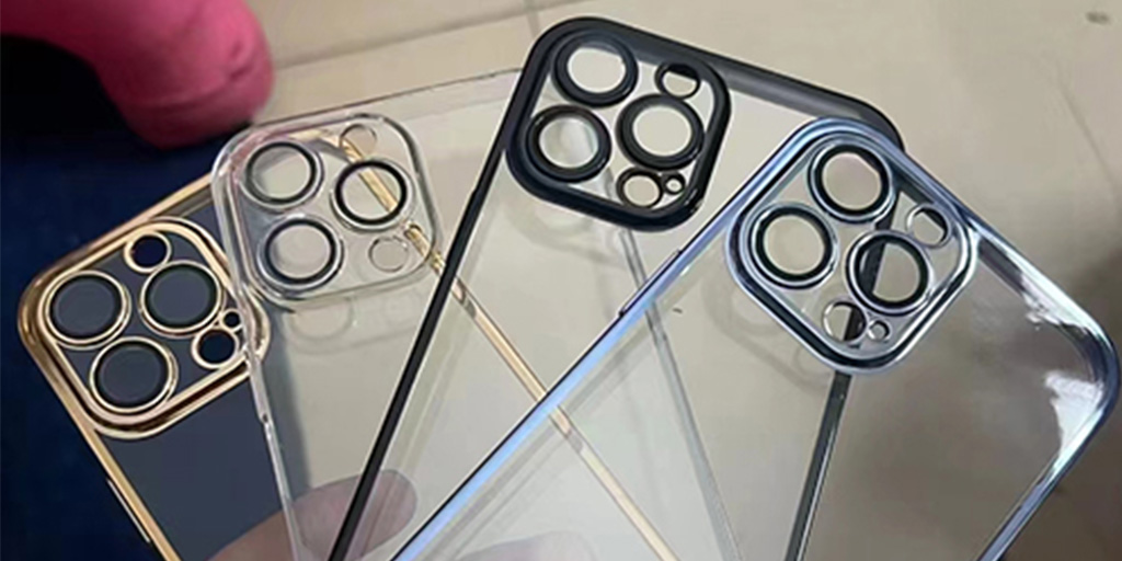 Transparent Electroplated Mobile Phone Case, Fall Resistant And Super Sensitive!