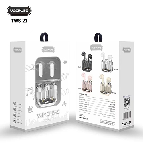 Blue Headphones TWS-21